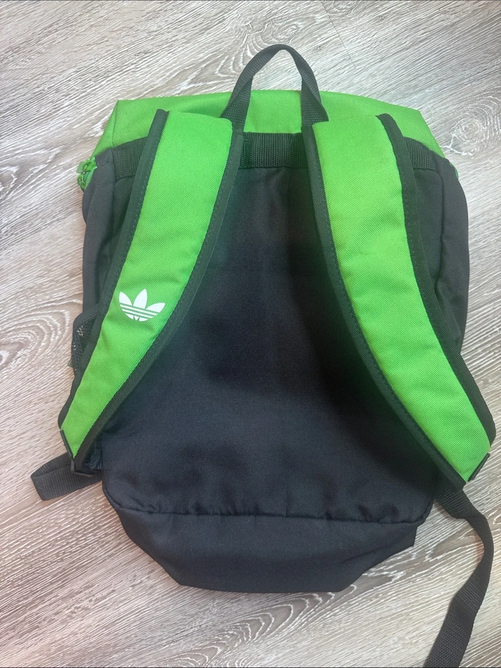 Adidas x Minecraft Kids' Black & Green Backpack